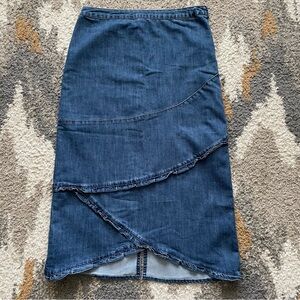 Christopher & Banks long denim skirt